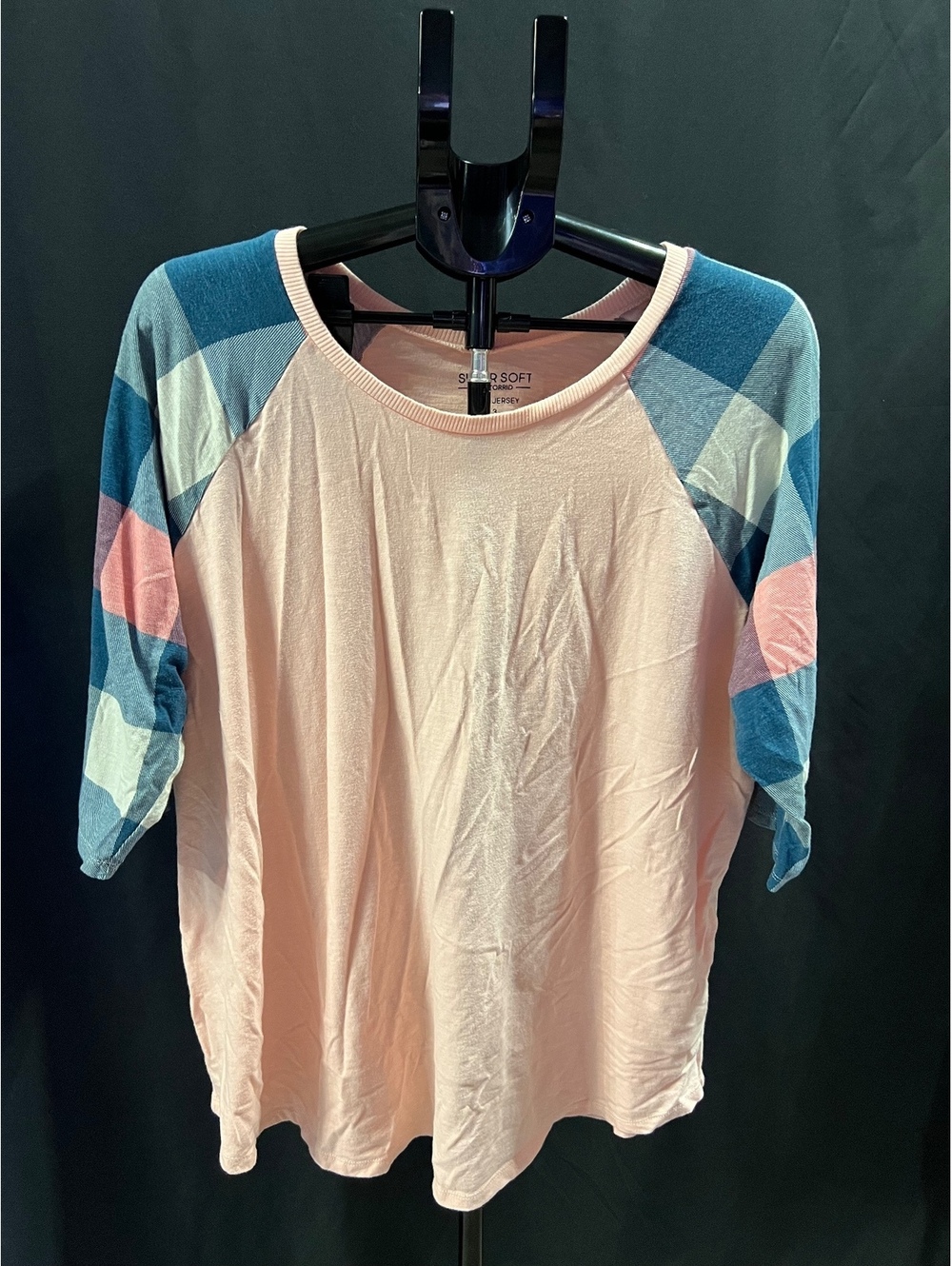 Torrid Super Soft Sz 3 Slub Jersey Pink Plaid